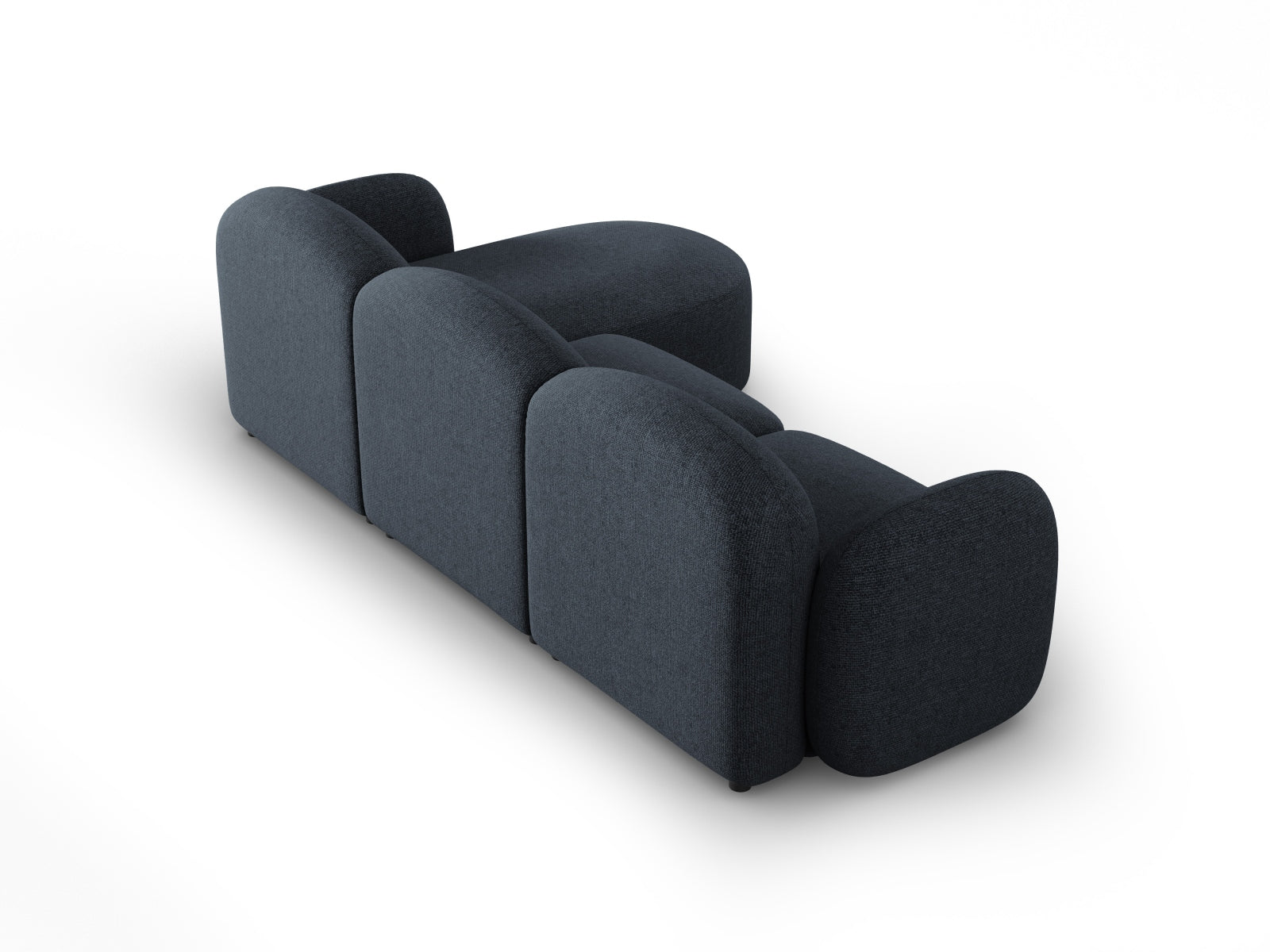 Erleben Sie das stilvolle Blair Ecksofa links von Micadoni. Dieses 4-Sitzer Sofa vereint luxuriösen Velours mit modernem Design für Ihr Zuhause.