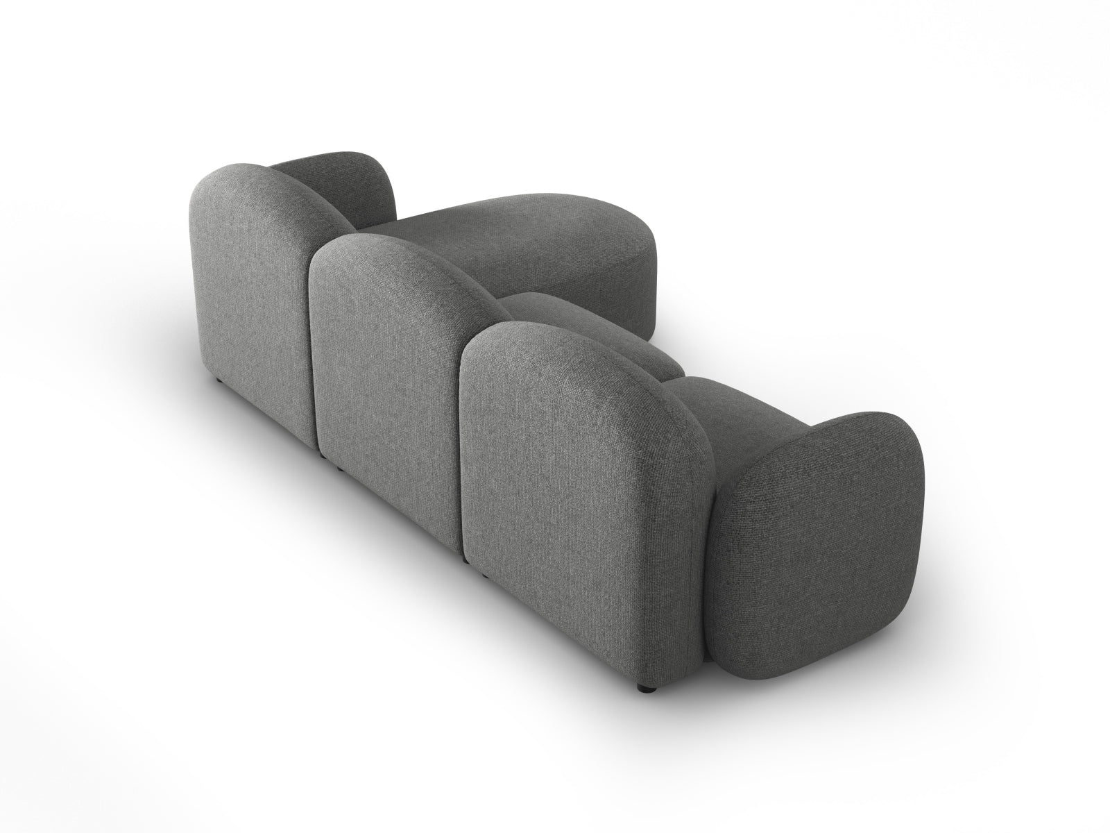 Erleben Sie das stilvolle Blair Ecksofa links von Micadoni. Dieses 4-Sitzer Sofa vereint luxuriösen Velours mit modernem Design für Ihr Zuhause.