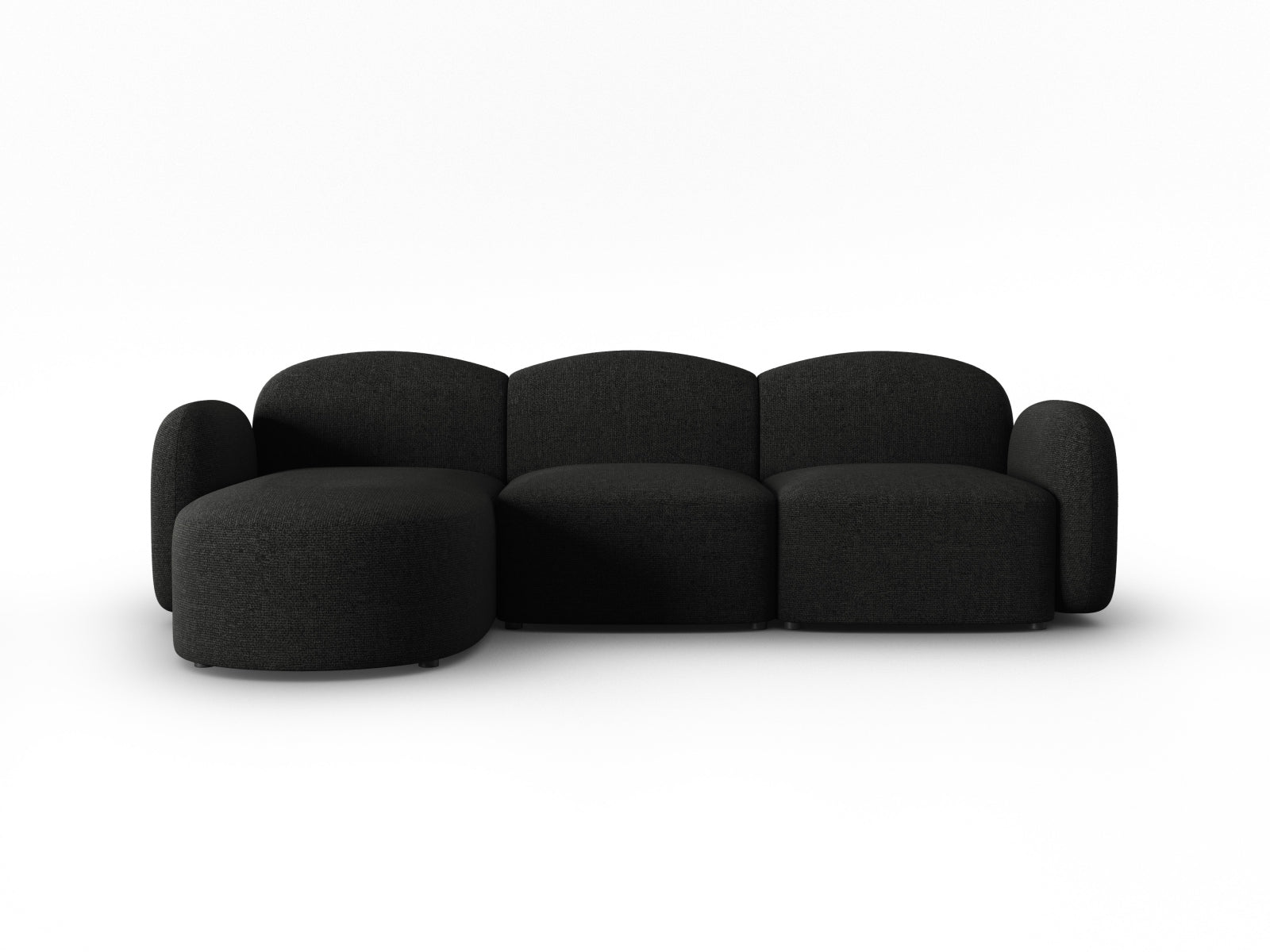 Blair Ecksofa links 4 Sitzer in Black Melange präsentiert im Onlineshop von KAQTU Design AG. Ecksofa links ist von Micadoni