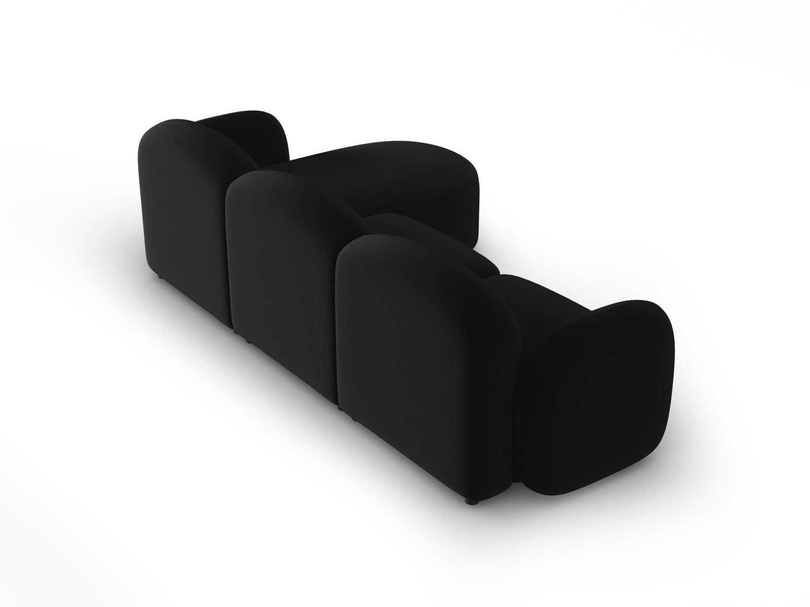 Entdecken Sie das elegante Blair Velour links Ecksofa 4-Sitzer von Micadoni – perfekt für stilvolle Wohnräume und entspannte Abende.