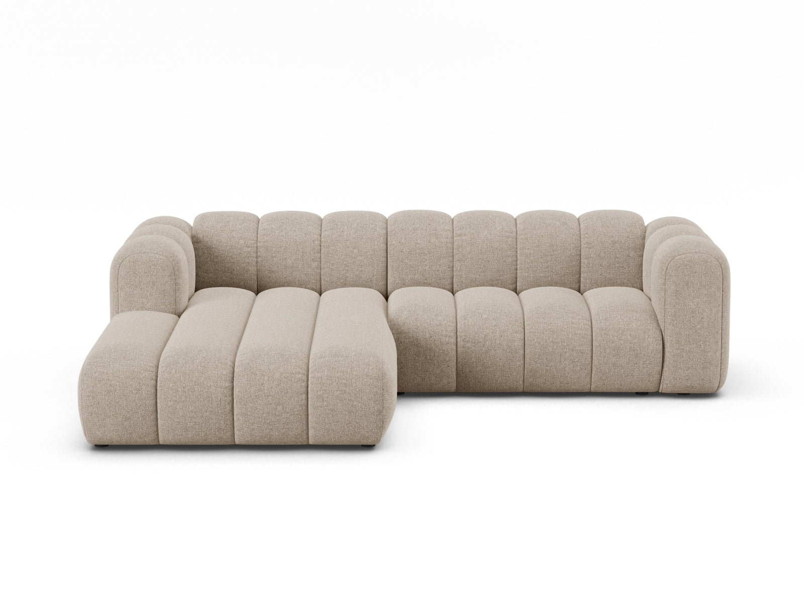 Lupine Modulares Ecksofa links 4 Sitzer in Dark Beige präsentiert im Onlineshop von KAQTU Design AG. Ecksofa links ist von Micadoni