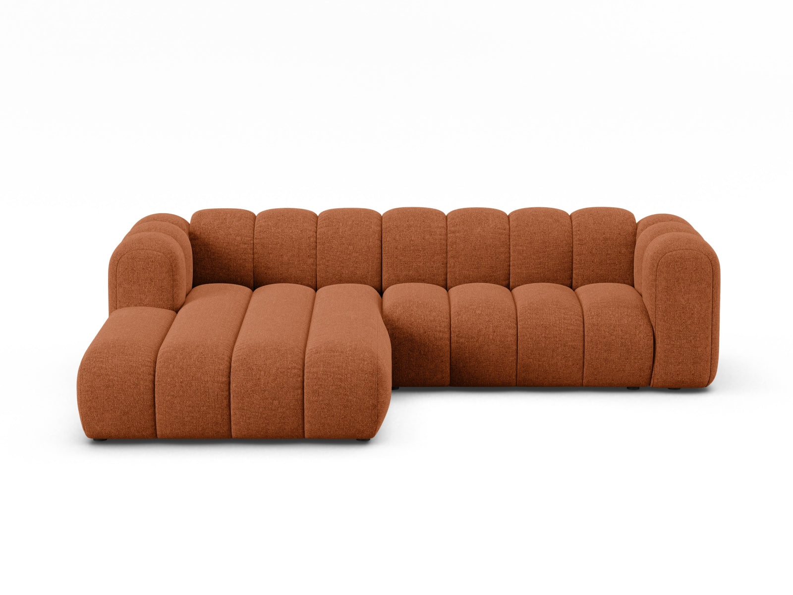 Lupine Modulares Ecksofa links 4 Sitzer in Brick präsentiert im Onlineshop von KAQTU Design AG. Ecksofa links ist von Micadoni