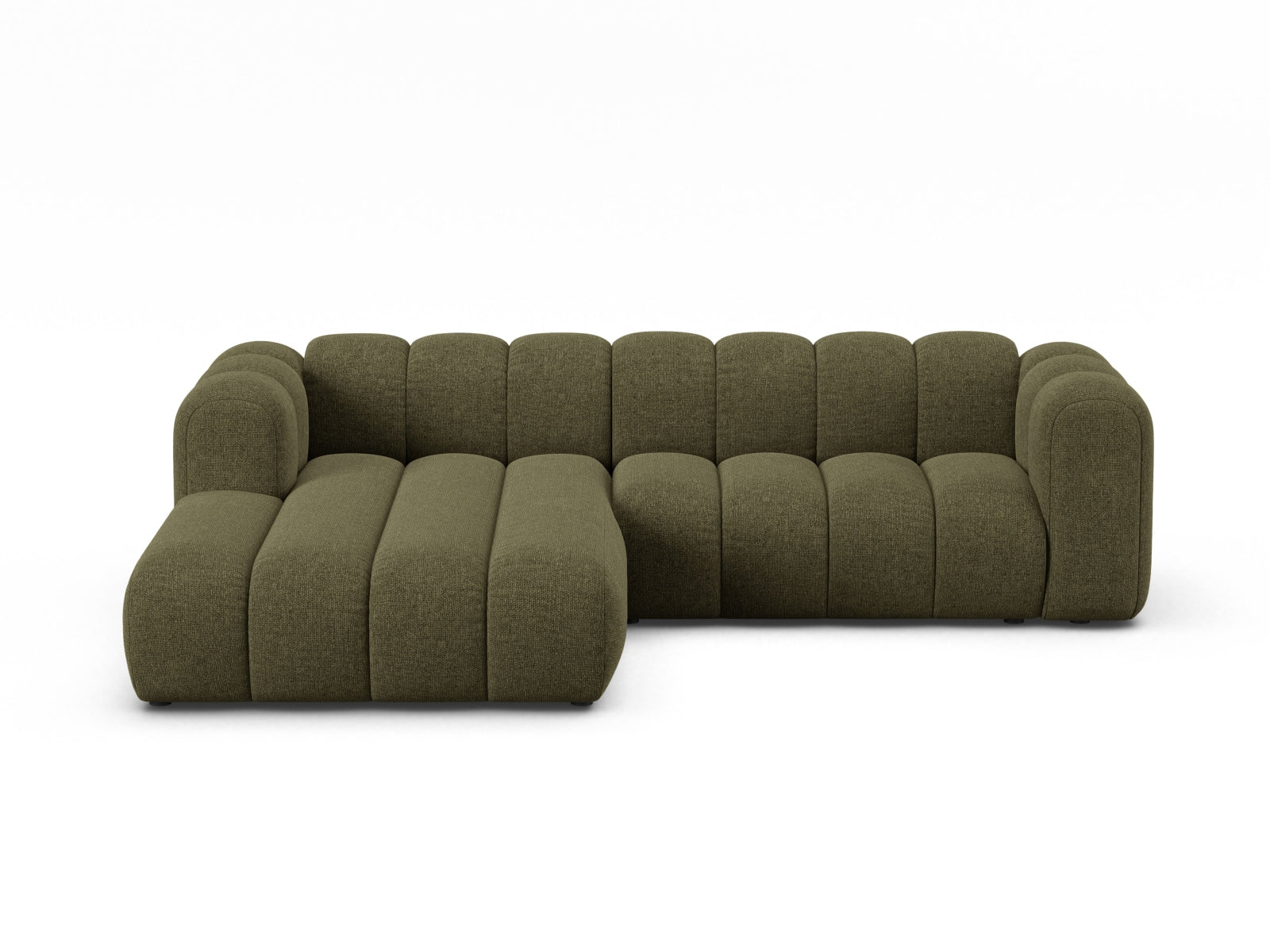 Lupine Modulares Ecksofa links 4 Sitzer in Green präsentiert im Onlineshop von KAQTU Design AG. Ecksofa links ist von Micadoni