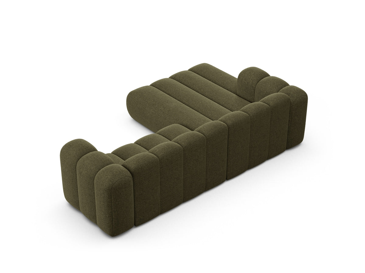 Lupine Modulares Ecksofa links 4 Sitzer in Green-Eden präsentiert im Onlineshop von KAQTU Design AG. Ecksofa links ist von Micadoni