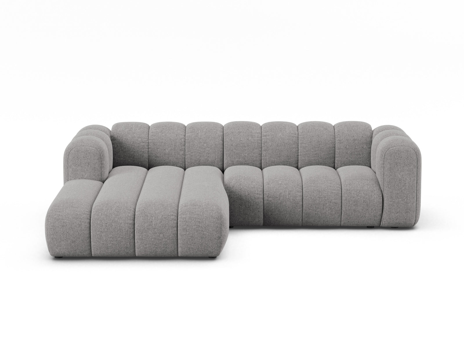 Lupine Modulares Ecksofa links 4 Sitzer in Light Grey präsentiert im Onlineshop von KAQTU Design AG. Ecksofa links ist von Micadoni