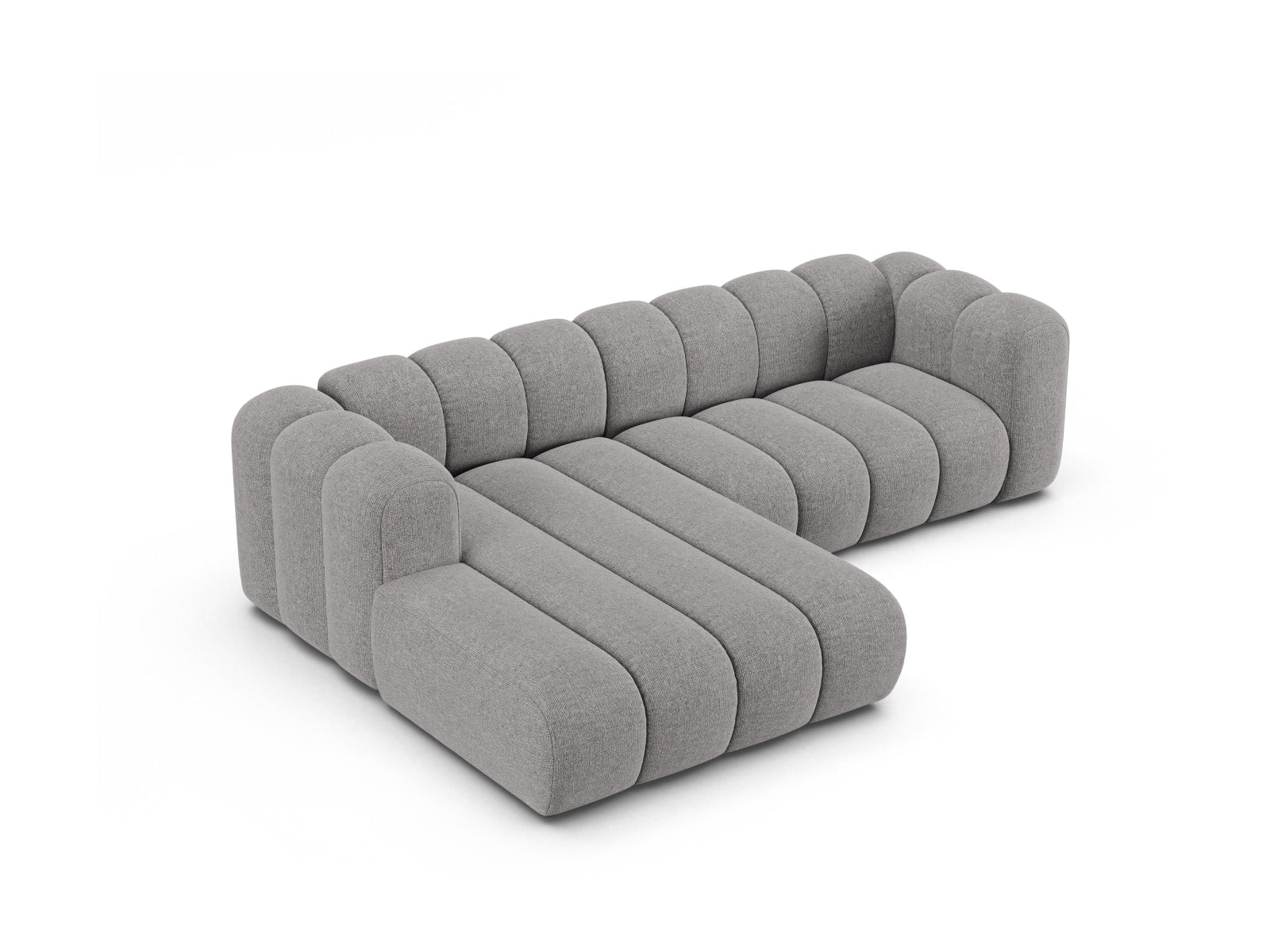 Lupine Modulares Ecksofa links 4 Sitzer in Light Grey präsentiert im Onlineshop von KAQTU Design AG. Ecksofa links ist von Micadoni