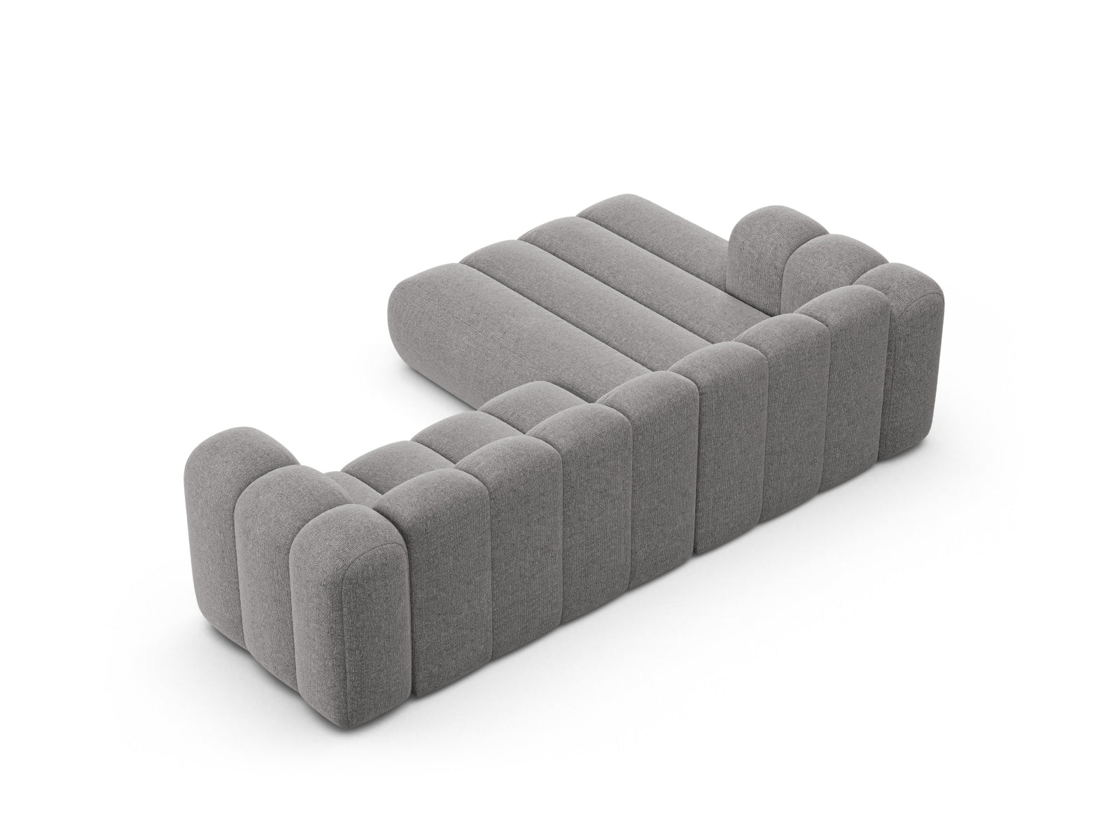 Lupine Modulares Ecksofa links 4 Sitzer in Light Grey präsentiert im Onlineshop von KAQTU Design AG. Ecksofa links ist von Micadoni