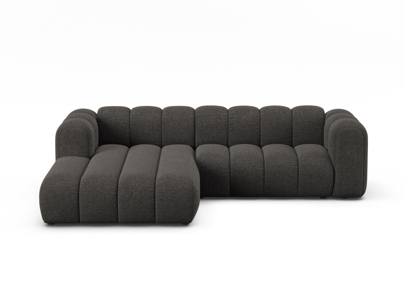 Lupine Modulares Ecksofa links 4 Sitzer in Dark Grey präsentiert im Onlineshop von KAQTU Design AG. Ecksofa links ist von Micadoni