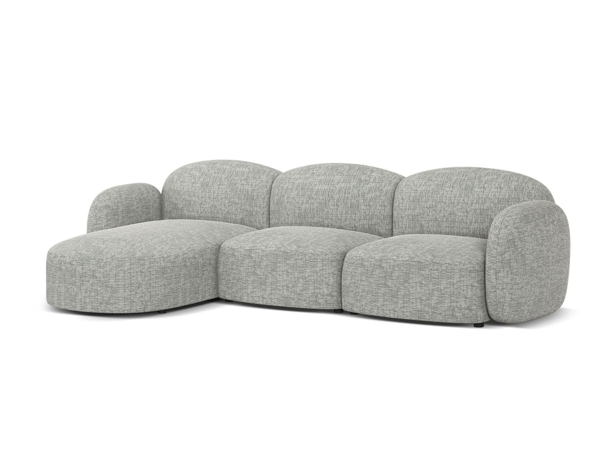 4-Sitzer Ecksofa links Blair in Warm grey-Baltimore präsentiert im Onlineshop von KAQTU Design AG. Ecksofa links ist von Micadoni