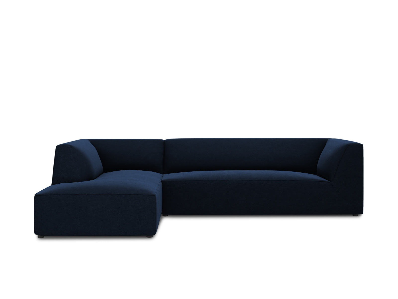 Ruby Velour modulares Ecksofa links 4 Sitzer in Royal Blue-Salvador präsentiert im Onlineshop von KAQTU Design AG. Ecksofa links ist von Micadoni