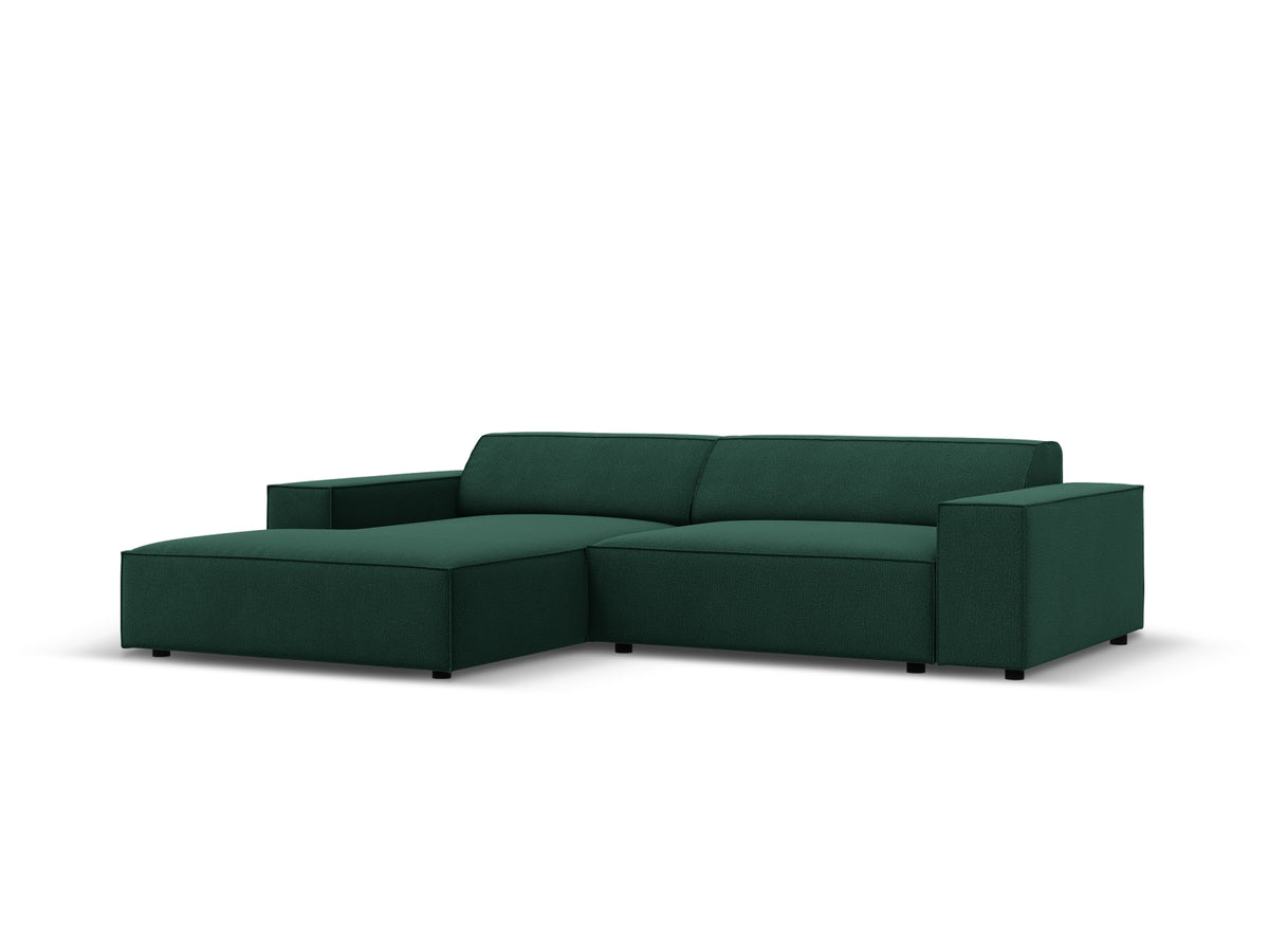 Jodie Modulares Ecksofa links 3 Sitzer in Green-Megan präsentiert im Onlineshop von KAQTU Design AG. L-Sofa links ist von Micadoni