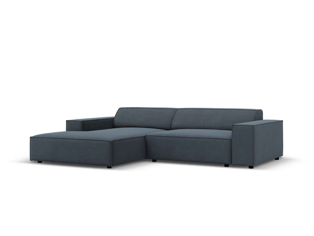 Jodie Modulares Ecksofa links 3 Sitzer in Blue-Megan präsentiert im Onlineshop von KAQTU Design AG. L-Sofa links ist von Micadoni