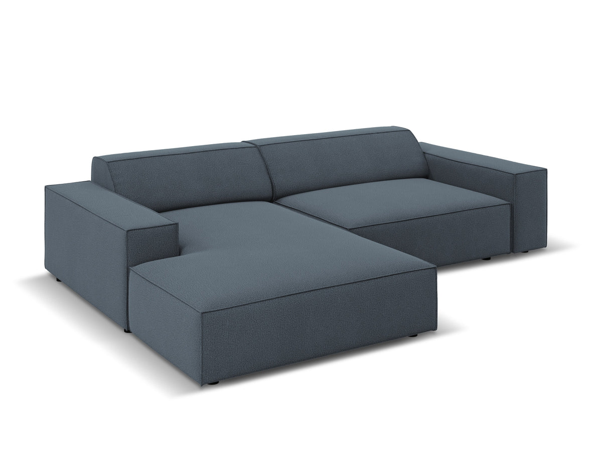 Jodie Modulares Ecksofa links 3 Sitzer in Blue-Megan präsentiert im Onlineshop von KAQTU Design AG. L-Sofa links ist von Micadoni