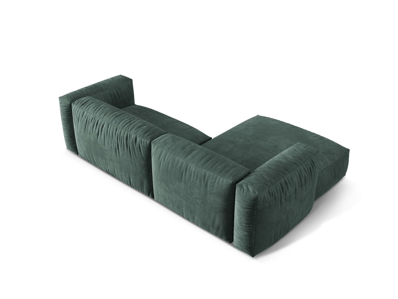Martina Modulares Ecksofa links 2 Sitzer in Petrol-Vogue präsentiert im Onlineshop von KAQTU Design AG. L-Sofa links ist von Micadoni