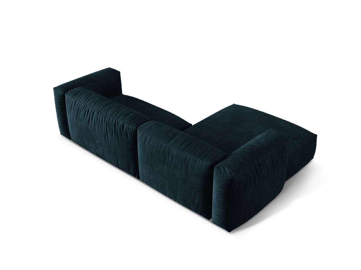 Martina Modulares Ecksofa links 2 Sitzer in Deep Petrol-Vogue präsentiert im Onlineshop von KAQTU Design AG. L-Sofa links ist von Micadoni