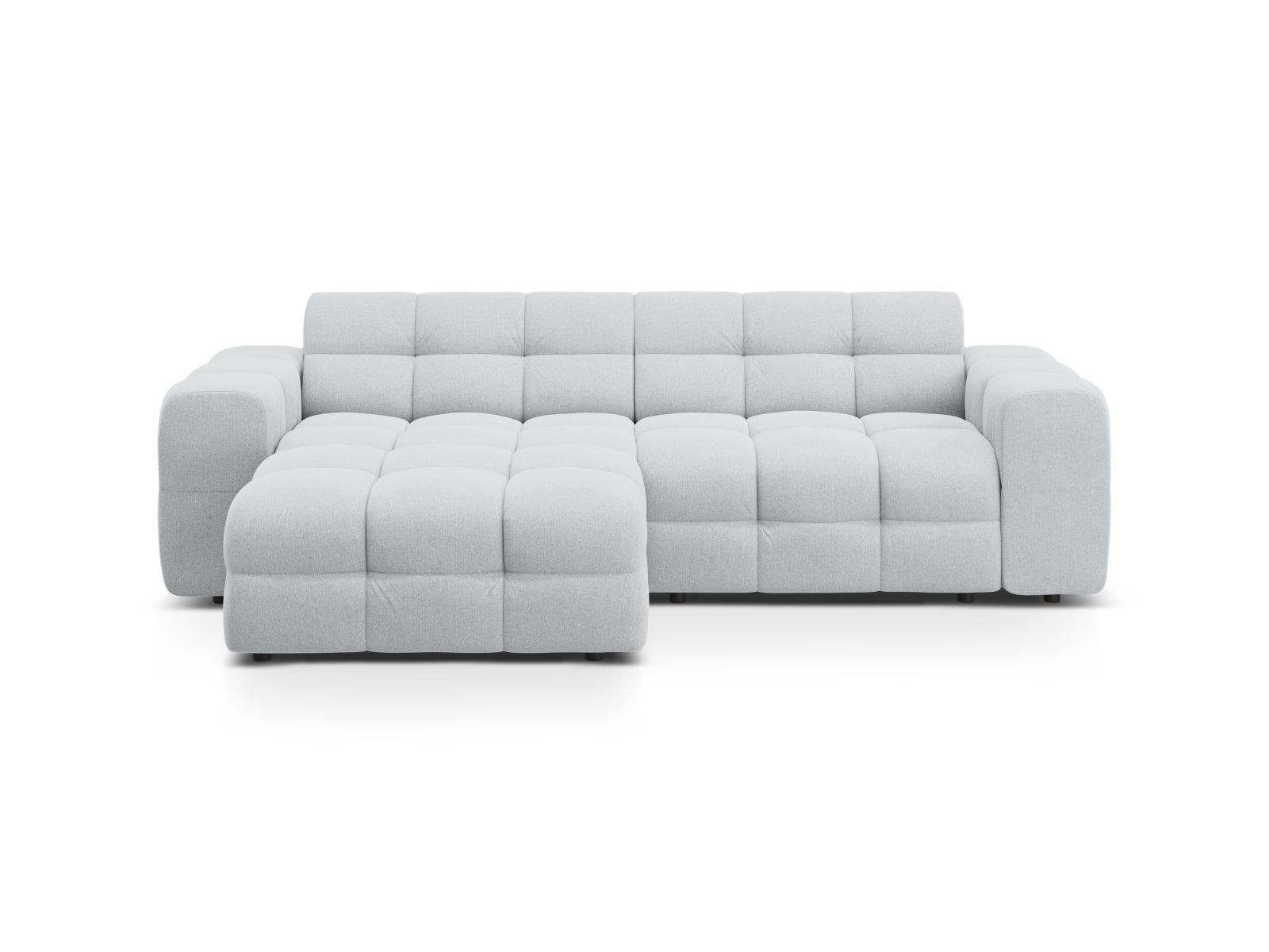 Kendal Ecksofa links 4 Sitzer in Light Grey-Ottawa präsentiert im Onlineshop von KAQTU Design AG. L-Sofa links ist von Micadoni