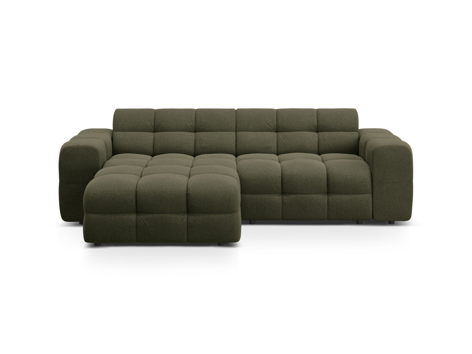 Kendal Ecksofa links 4 Sitzer in Amazon Green präsentiert im Onlineshop von KAQTU Design AG. Ecksofa links ist von Micadoni