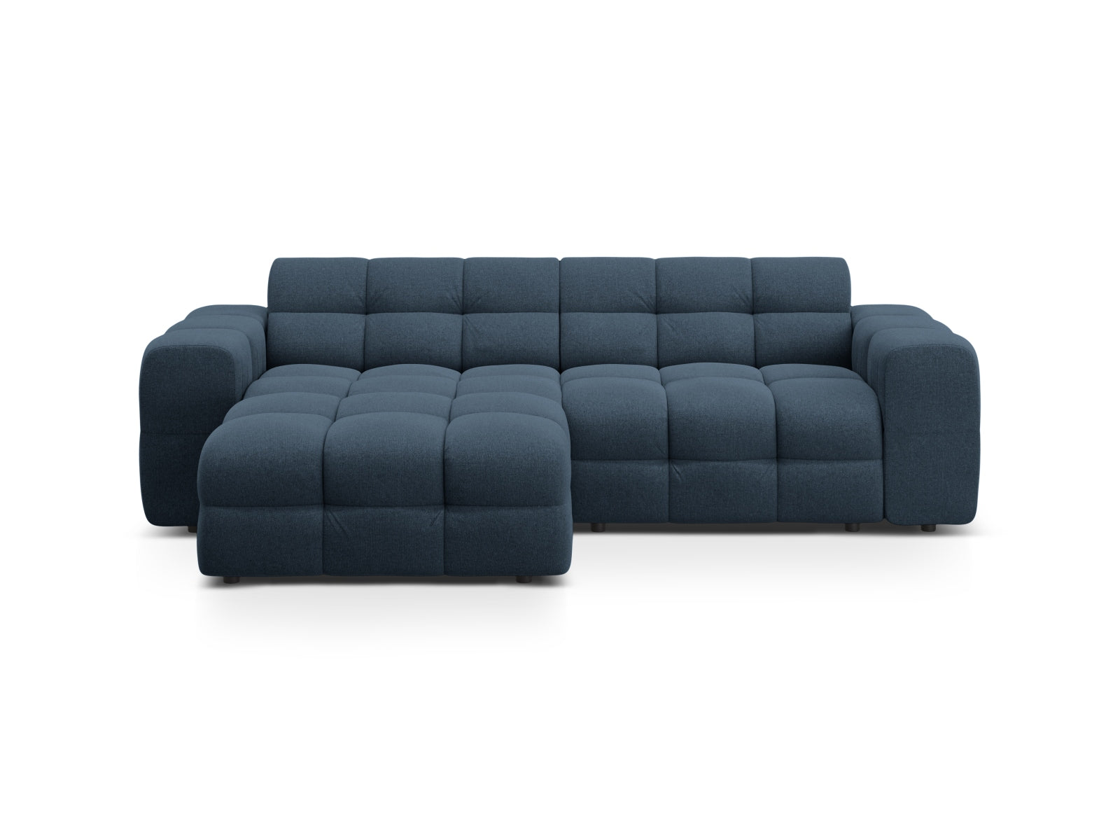 Kendal Ecksofa links 4 Sitzer in Navy Blue präsentiert im Onlineshop von KAQTU Design AG. Ecksofa links ist von Micadoni