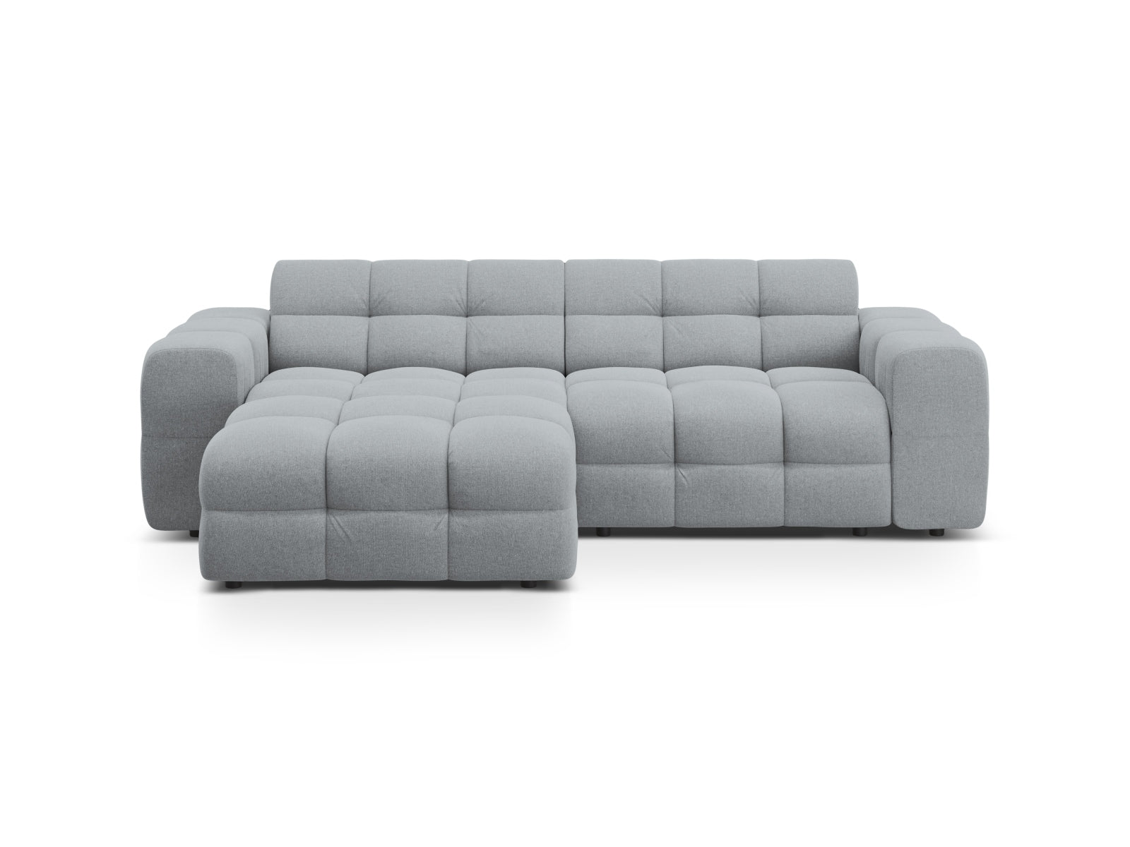 Kendal Ecksofa links 4 Sitzer in Platinum präsentiert im Onlineshop von KAQTU Design AG. Ecksofa links ist von Micadoni