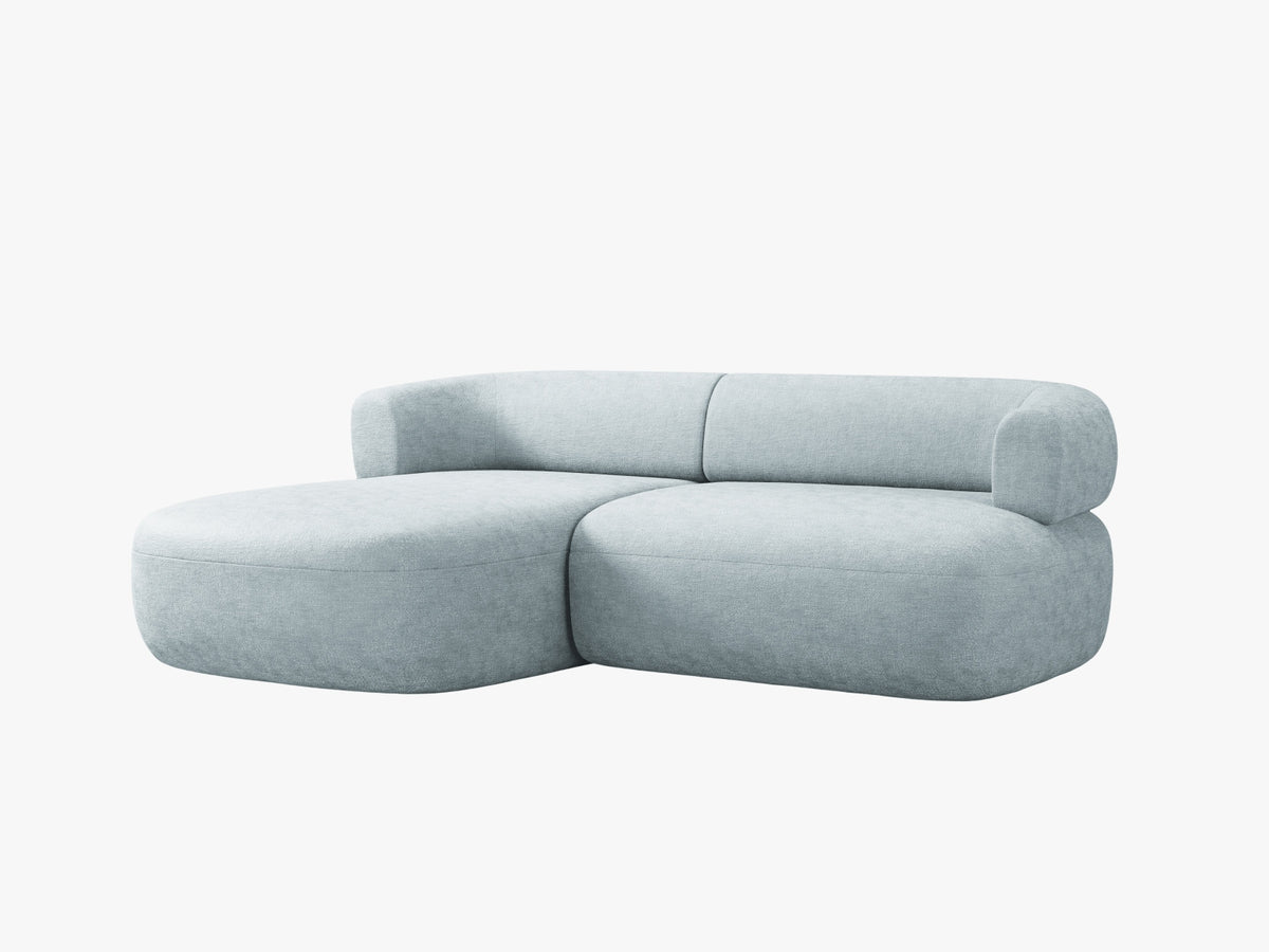 Jenny Ecksofa links 5 Sitzer in Light Blue-Perfect Harmony präsentiert im Onlineshop von KAQTU Design AG. L-Sofa links ist von Micadoni