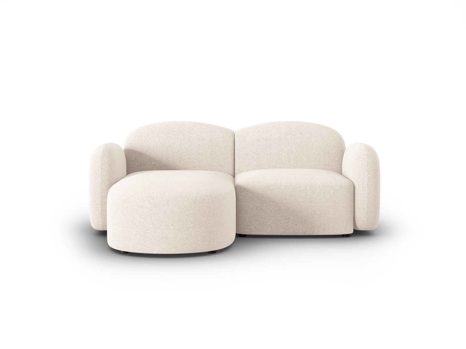 Blair Ecksofa links 3 Sitzer in Light Beige Melange präsentiert im Onlineshop von KAQTU Design AG. Ecksofa links ist von Micadoni