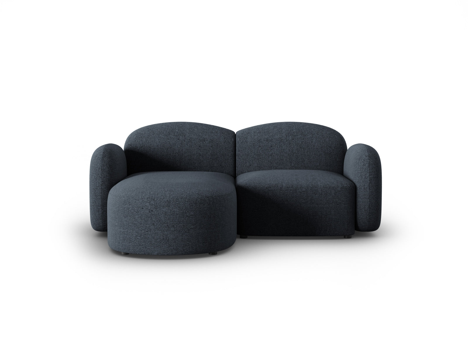 Blair Ecksofa links 3 Sitzer in Blue Melange präsentiert im Onlineshop von KAQTU Design AG. Ecksofa links ist von Micadoni