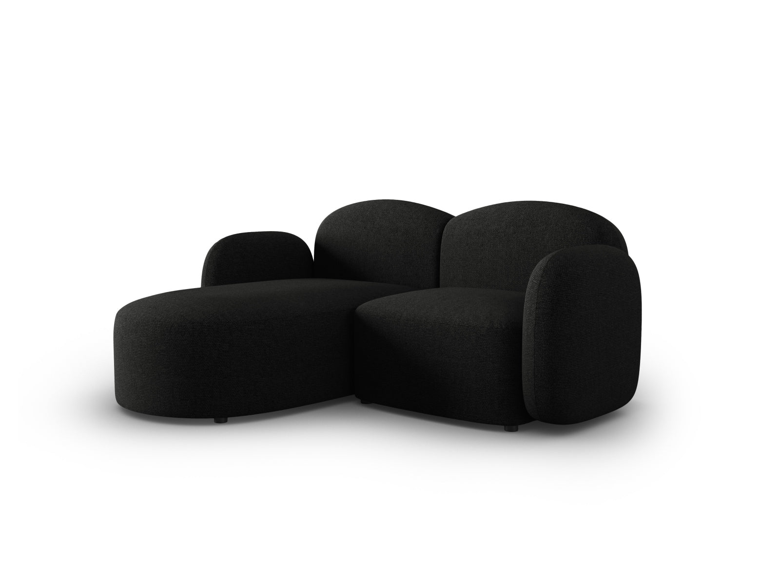 Erleben Sie das stilvolle Blair Ecksofa links von Micadoni – ein eleganter 3-Sitzer aus feinstem Velours, ideal für Ihr modernes Wohnambiente.