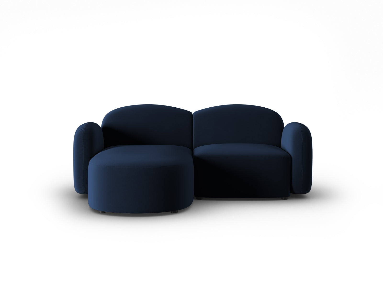 Stilvolles 3-Sitzer Ecksofa Blair Velour von Micadoni, perfekt für einladende Wohnräume mit modernem Flair.