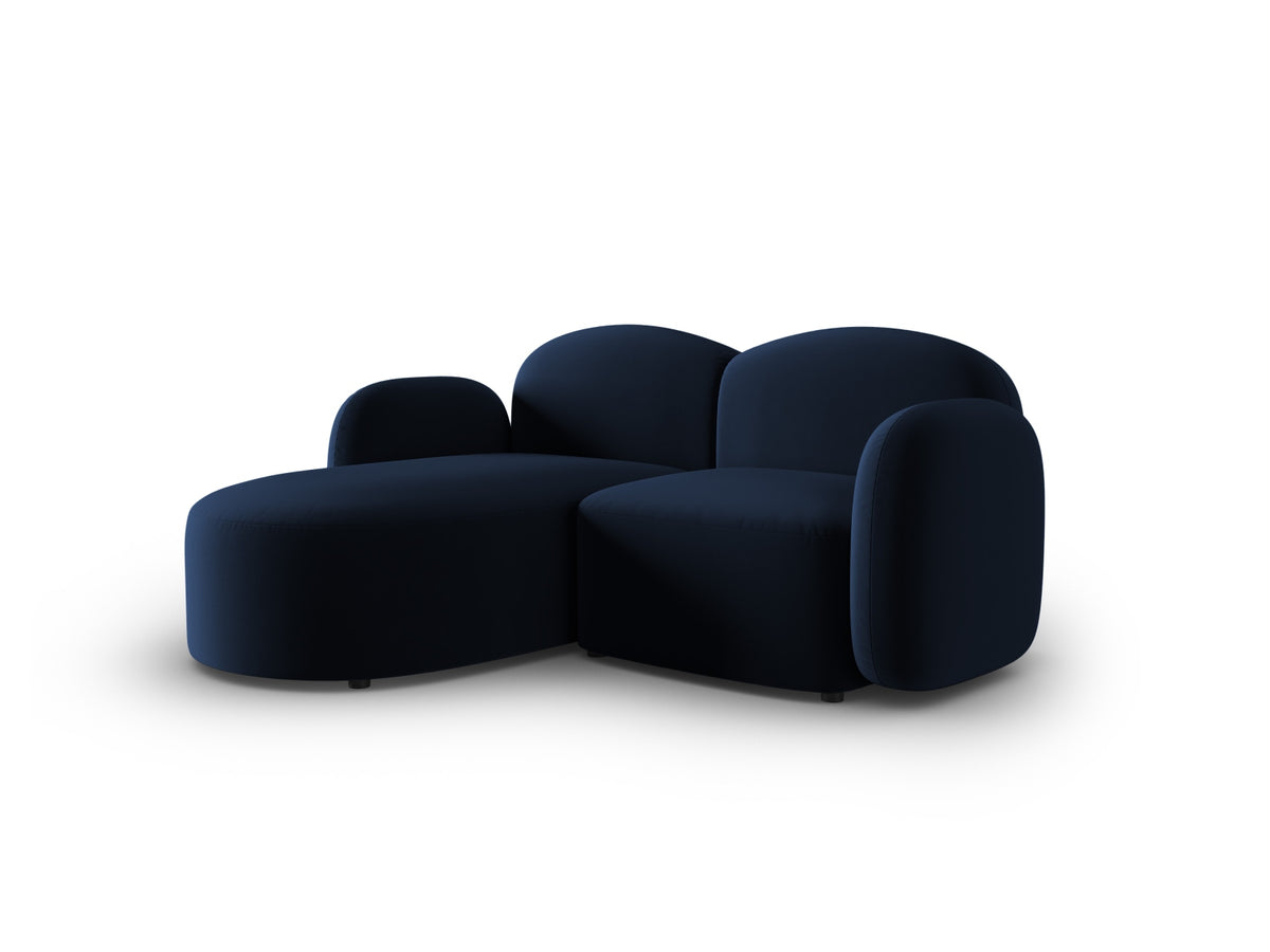 Blair Velour links Ecksofa 3 Sitzer in Royal Blue-Casino präsentiert im Onlineshop von KAQTU Design AG. L-Sofa links ist von Micadoni