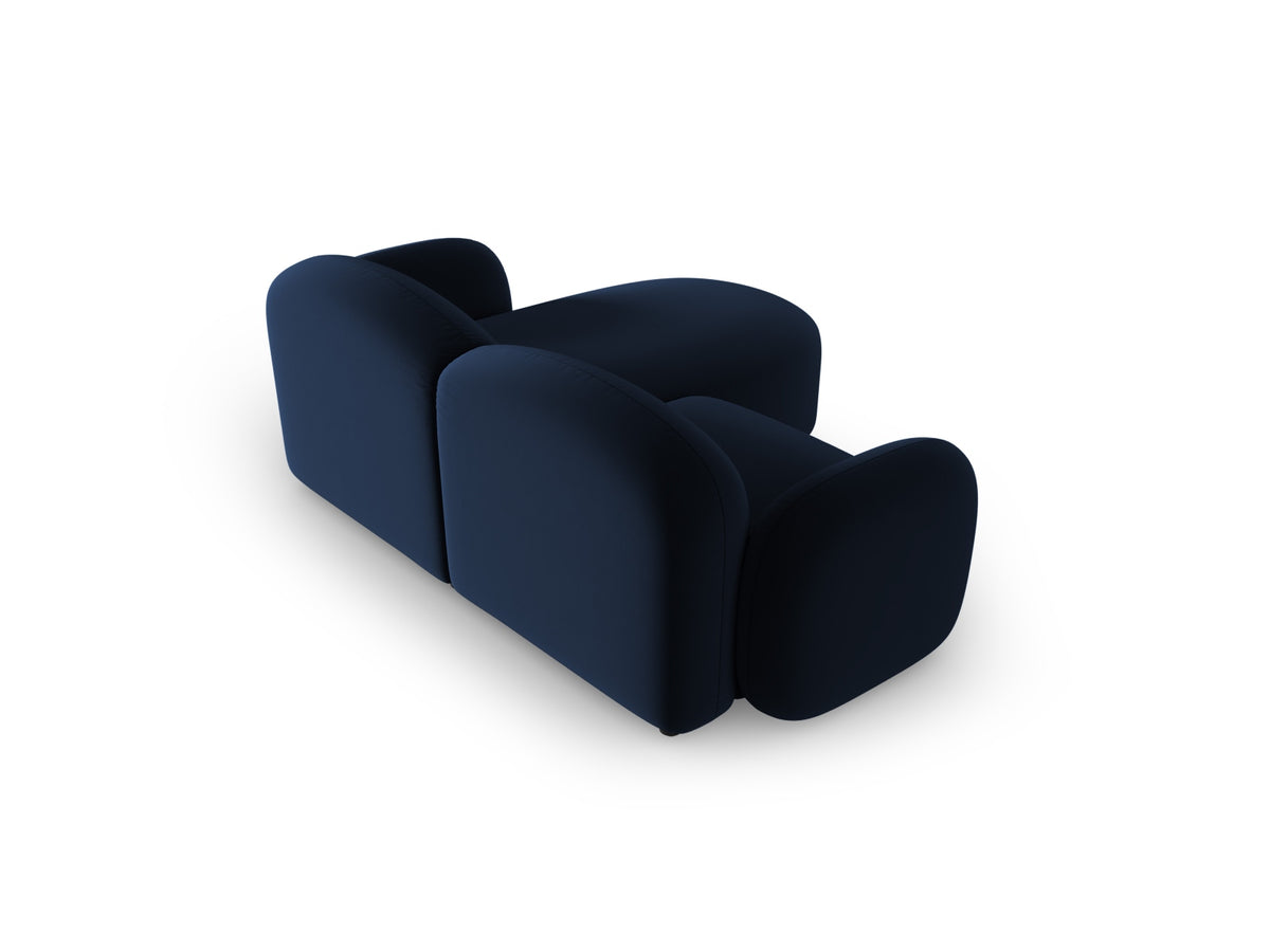 Blair Velour links Ecksofa 3 Sitzer in Royal Blue-Casino präsentiert im Onlineshop von KAQTU Design AG. L-Sofa links ist von Micadoni