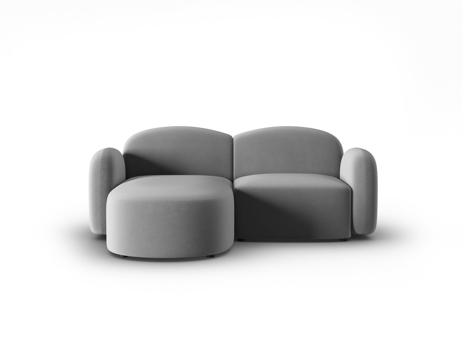 Elegantes linksseitiges Ecksofa Blair Velour von Micadoni, ideal für gemütliche Abende und stilvolle Einrichtung in jedem Zuhause.