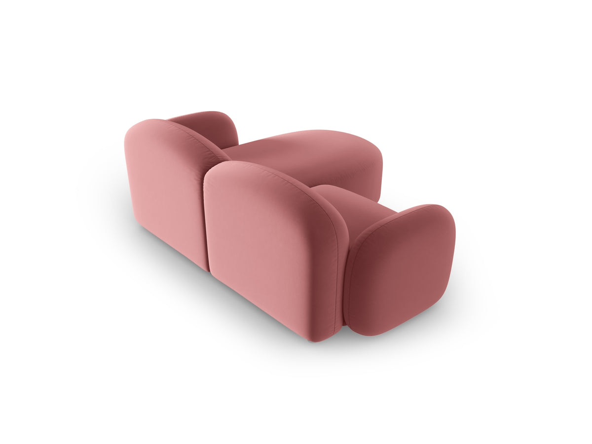 Blair Velour links Ecksofa 3 Sitzer in Flamingo-Casino präsentiert im Onlineshop von KAQTU Design AG. L-Sofa links ist von Micadoni