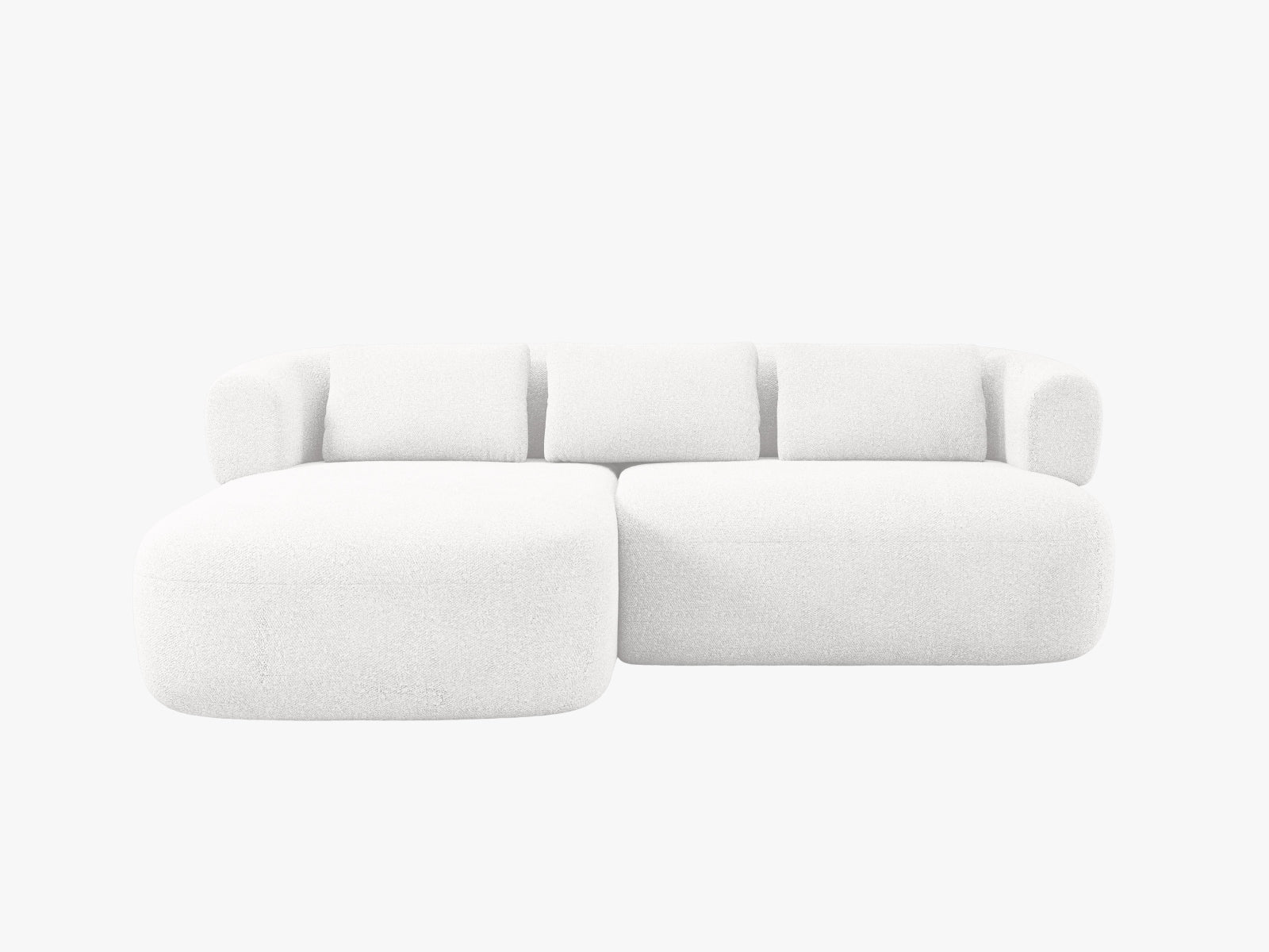 Entdecken Sie das Jenny Ecksofa links 5 Sitzer von Micadoni – stilvoll, bequem und ideal für gesellige Abende mit Familie und Freunden!