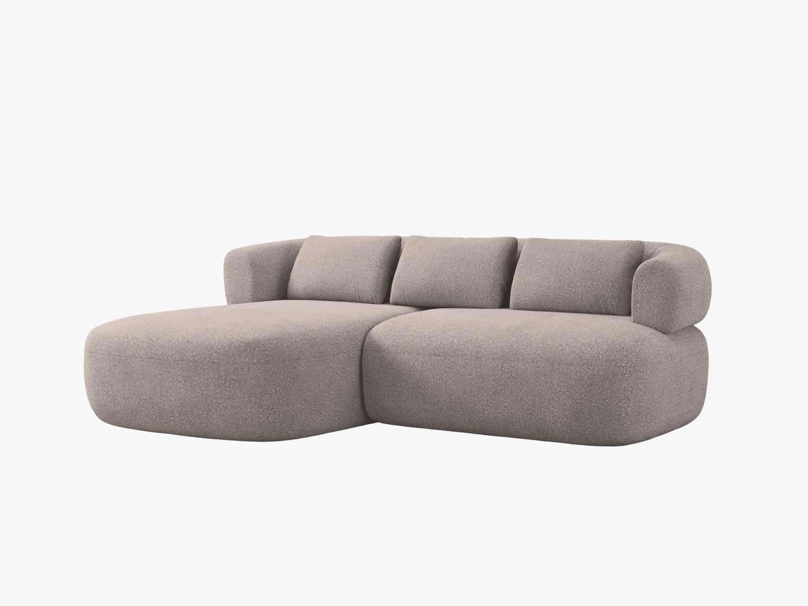 Erleben Sie das Jenny Ecksofa links 5 Sitzer von Micadoni – ein elegantes Möbelstück, das Komfort und Stil für Ihr Wohnzimmer vereint.