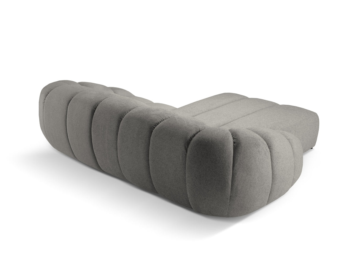 Diana Ecksofa links 3 Sitzer in Light Grey-Bubble präsentiert im Onlineshop von KAQTU Design AG. L-Sofa links ist von Micadoni
