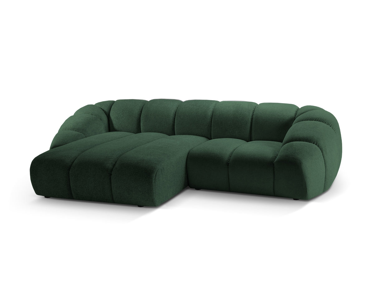 Diana Ecksofa links 3 Sitzer in Green-Bubble präsentiert im Onlineshop von KAQTU Design AG. L-Sofa links ist von Micadoni