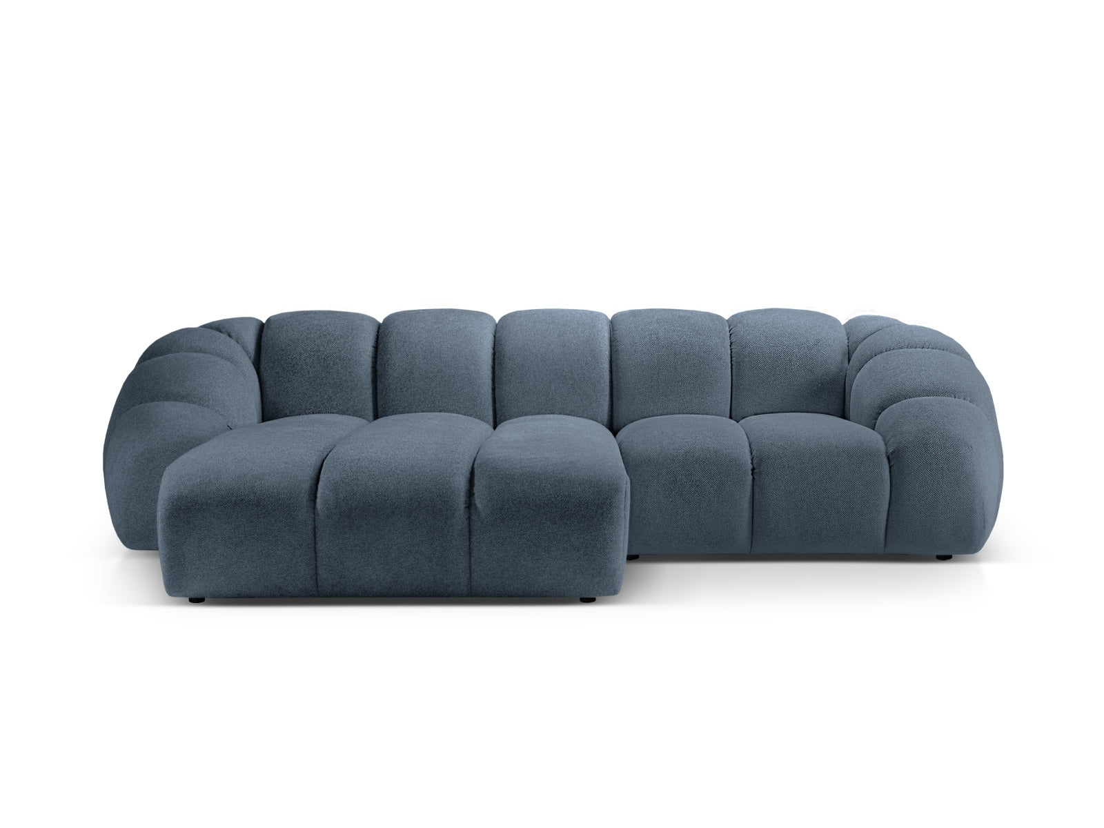 Diana Ecksofa links 3 Sitzer in Blue Jeans präsentiert im Onlineshop von KAQTU Design AG. Ecksofa links ist von Micadoni