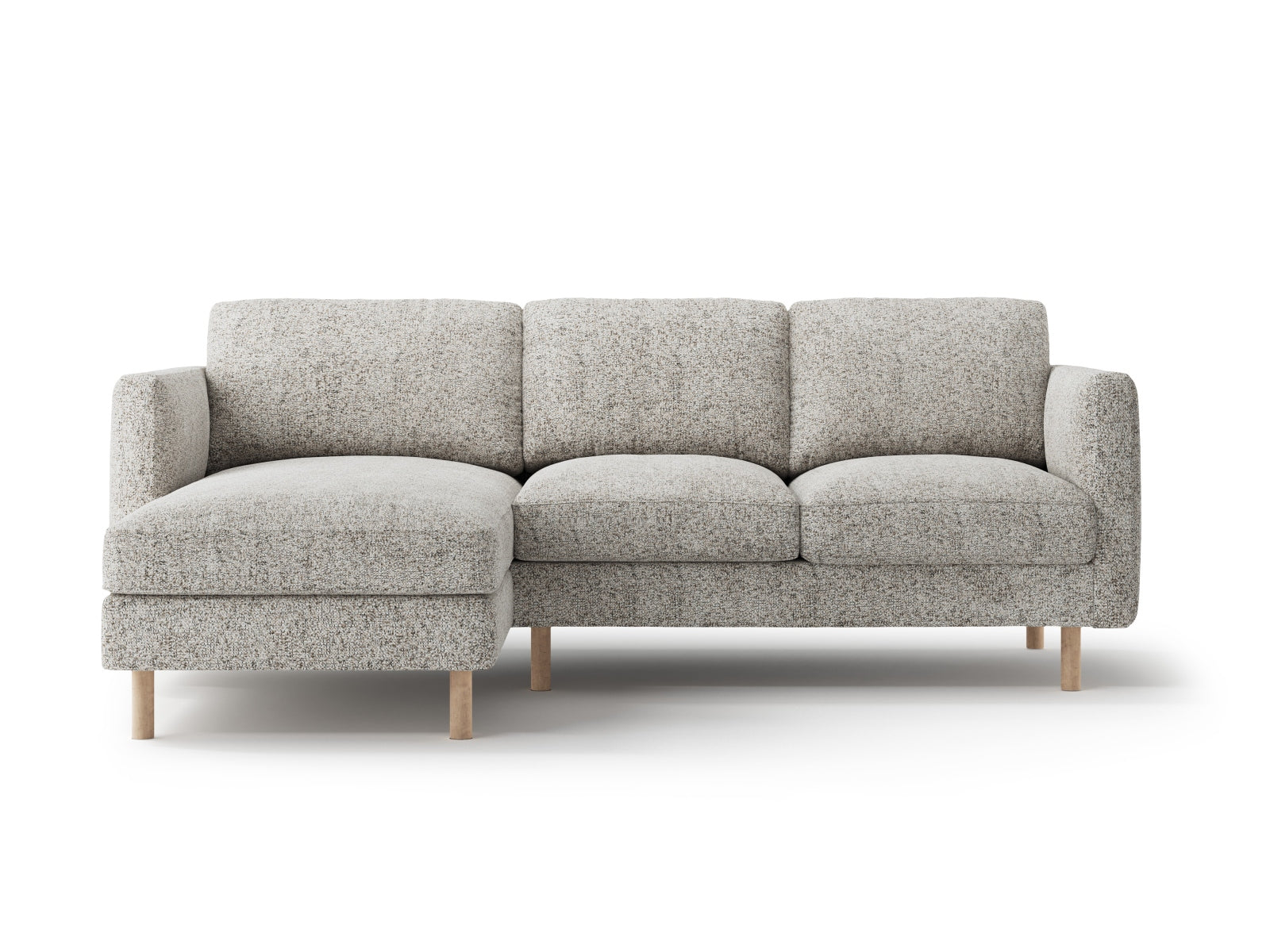 Entdecken Sie das elegante Eden Ecksofa links 3 Sitzer von Micadoni. Hochwertiges Velours, modernes Design und hervorragender Komfort für Ihr Wohnzimmer.