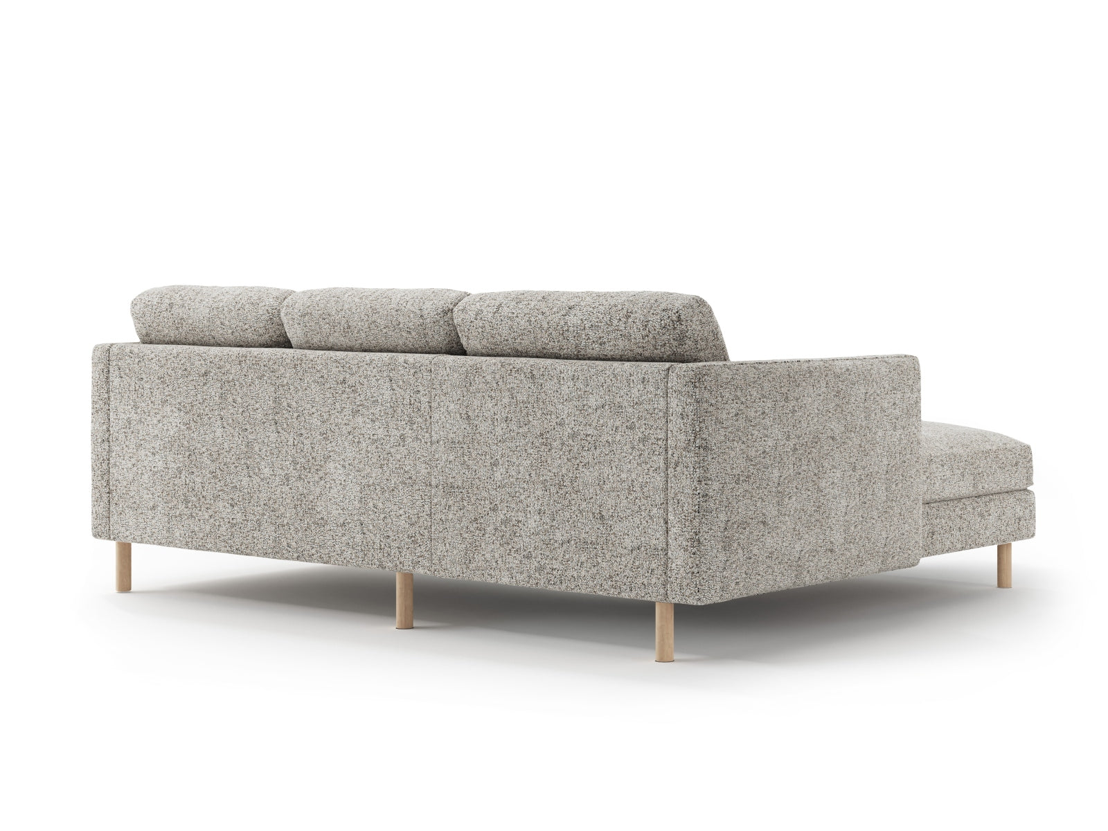 Entdecken Sie das elegante Eden Ecksofa links 3 Sitzer von Micadoni. Hochwertiges Velours, modernes Design und hervorragender Komfort für Ihr Wohnzimmer.