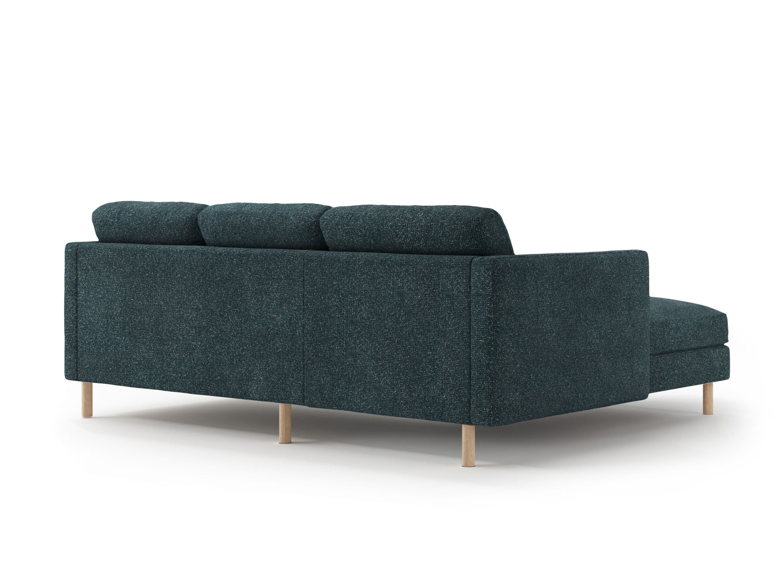 Entdecken Sie das elegante Eden Ecksofa links 3 Sitzer von Micadoni. Hochwertiges Velours, modernes Design und hervorragender Komfort für Ihr Wohnzimmer.