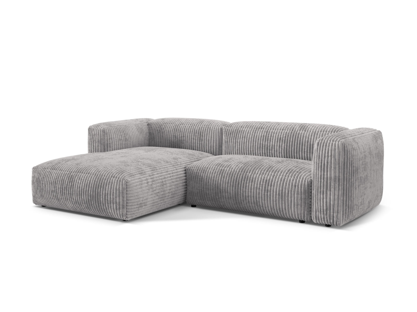 Entdecken Sie das Martina Ecksofa links 2 Sitzer von Micadoni – ein elegantes, modulares Sofa, das Komfort und individuelles Design perfekt kombiniert.