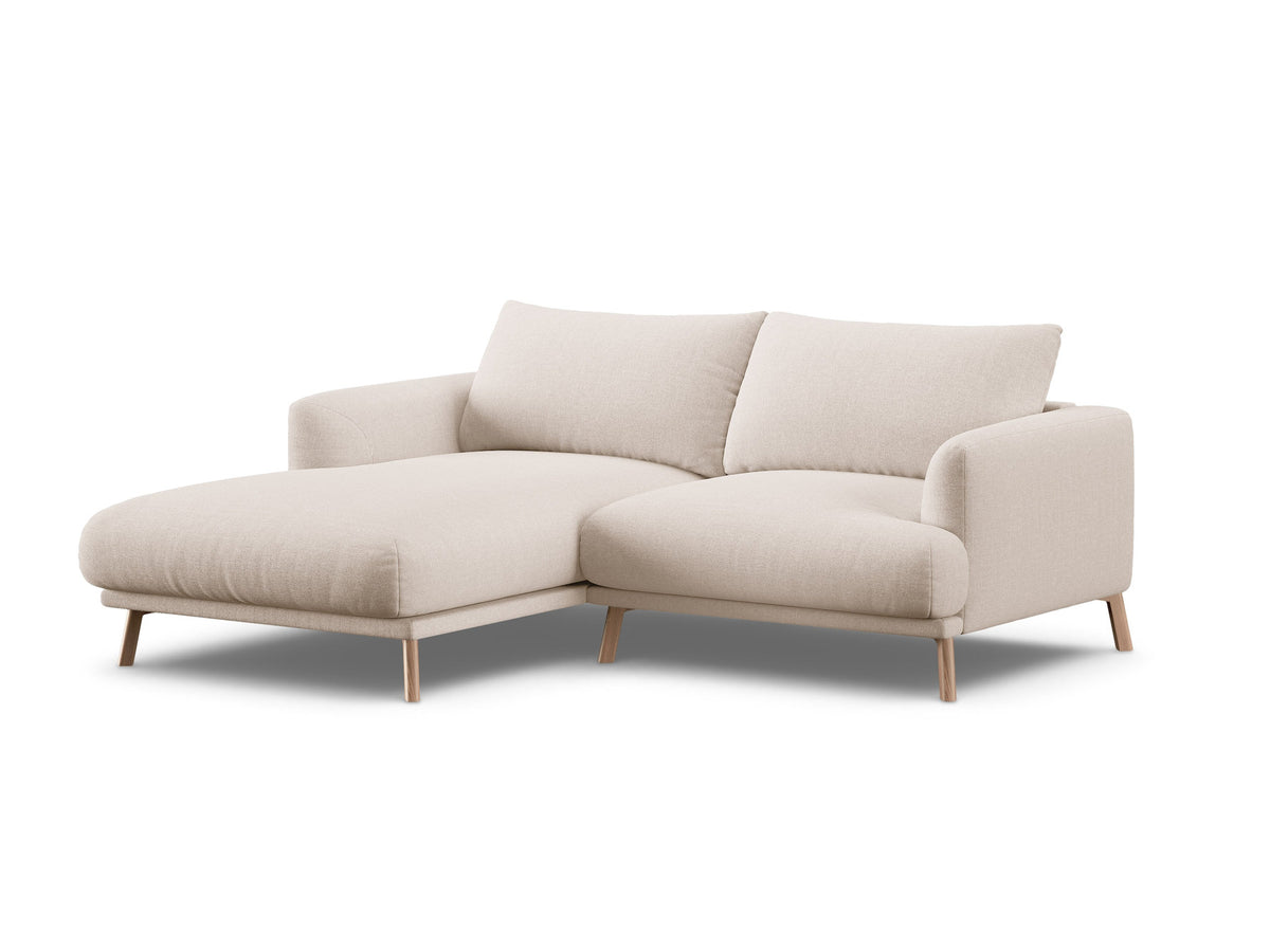 3-Sitzer Ecksofa links Naomi in Beige-Liberty präsentiert im Onlineshop von KAQTU Design AG. Ecksofa links ist von Micadoni