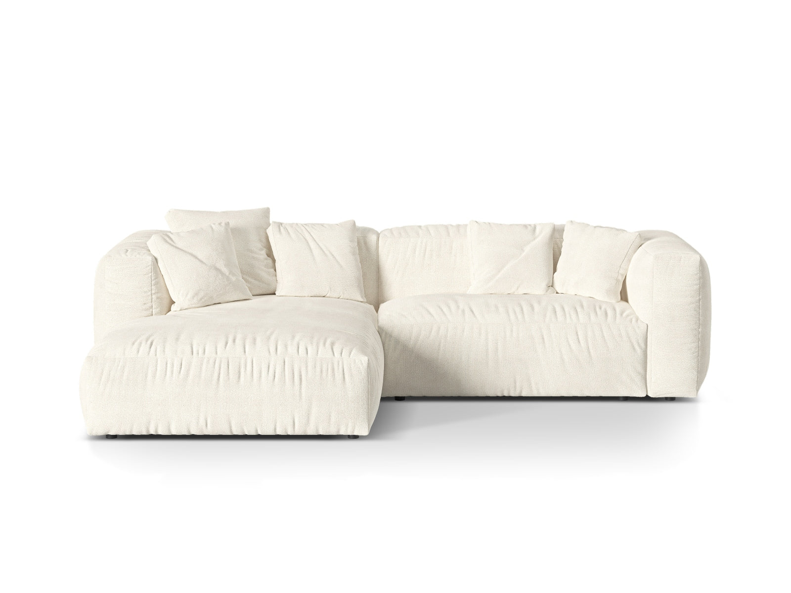 Elegantes 2-Sitzer Ecksofa links Martina von Micadoni, ideal für gemütliche Stunden und modernes Wohndesign.