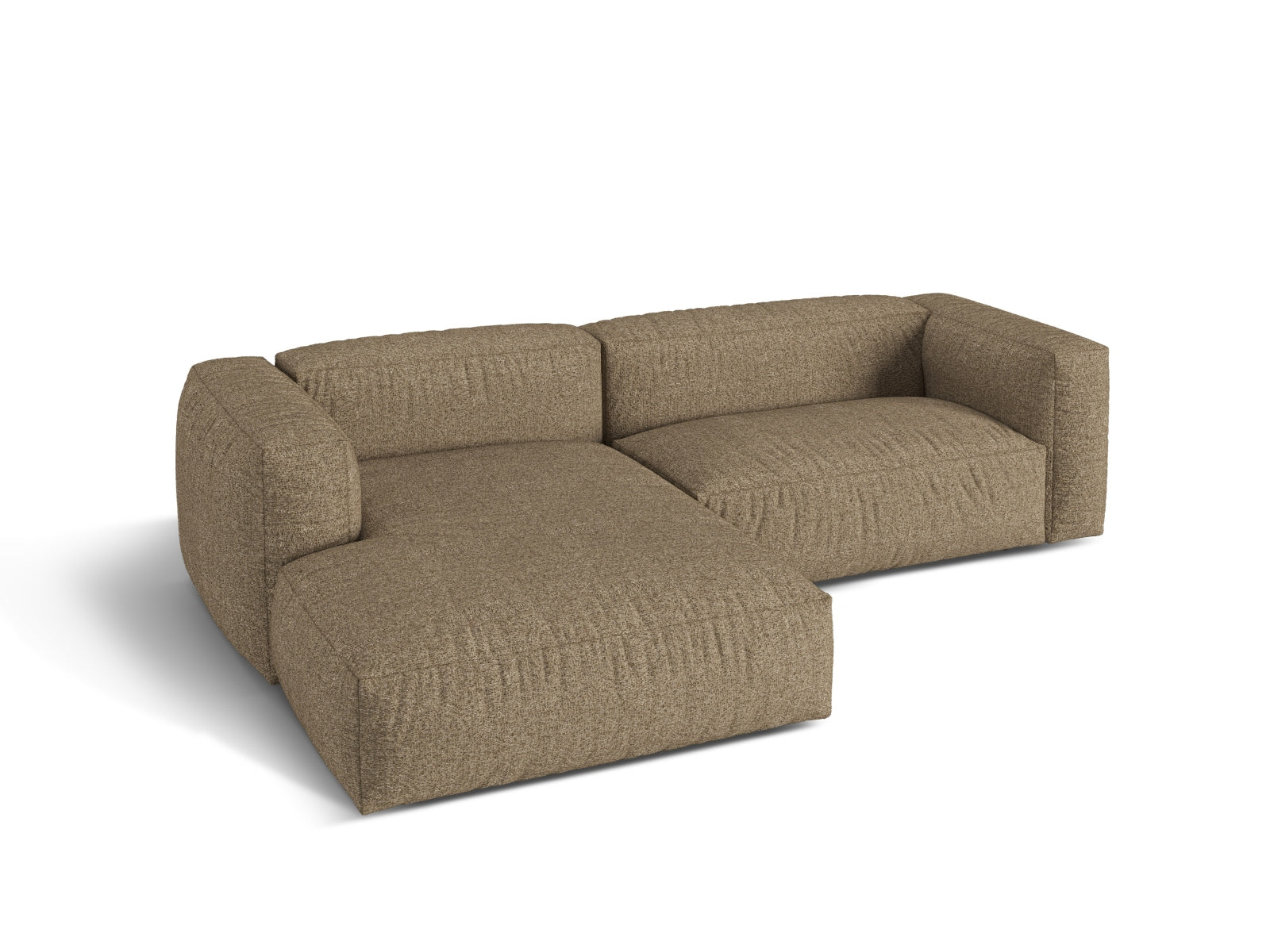 Stylisches 2-Sitzer Ecksofa links Martina von Micadoni, ideal für zeitgemäße Einrichtungen, vereint Komfort und modernes Design.