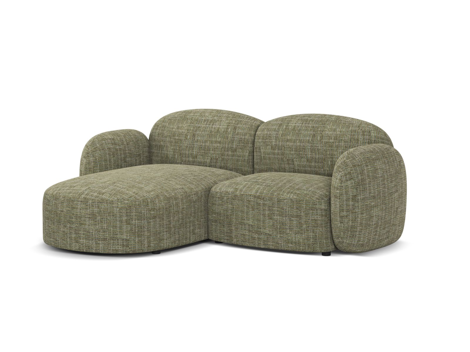 Elegantes 3-Sitzer Ecksofa links Blair in stilvollem Design, ideal für moderne Wohnräume, erhältlich bei KAQTU Design AG.
