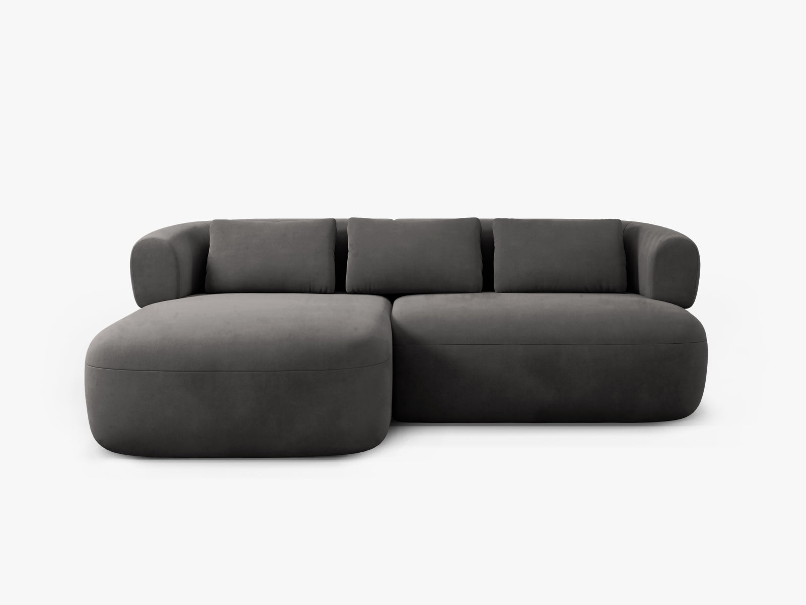 Entdecken Sie das Jenny Velour Ecksofa links von Micadoni – ein elegantes 5-Sitzer Sofa, das Komfort und Stil vereint und Ihr Wohnzimmer aufwertet.