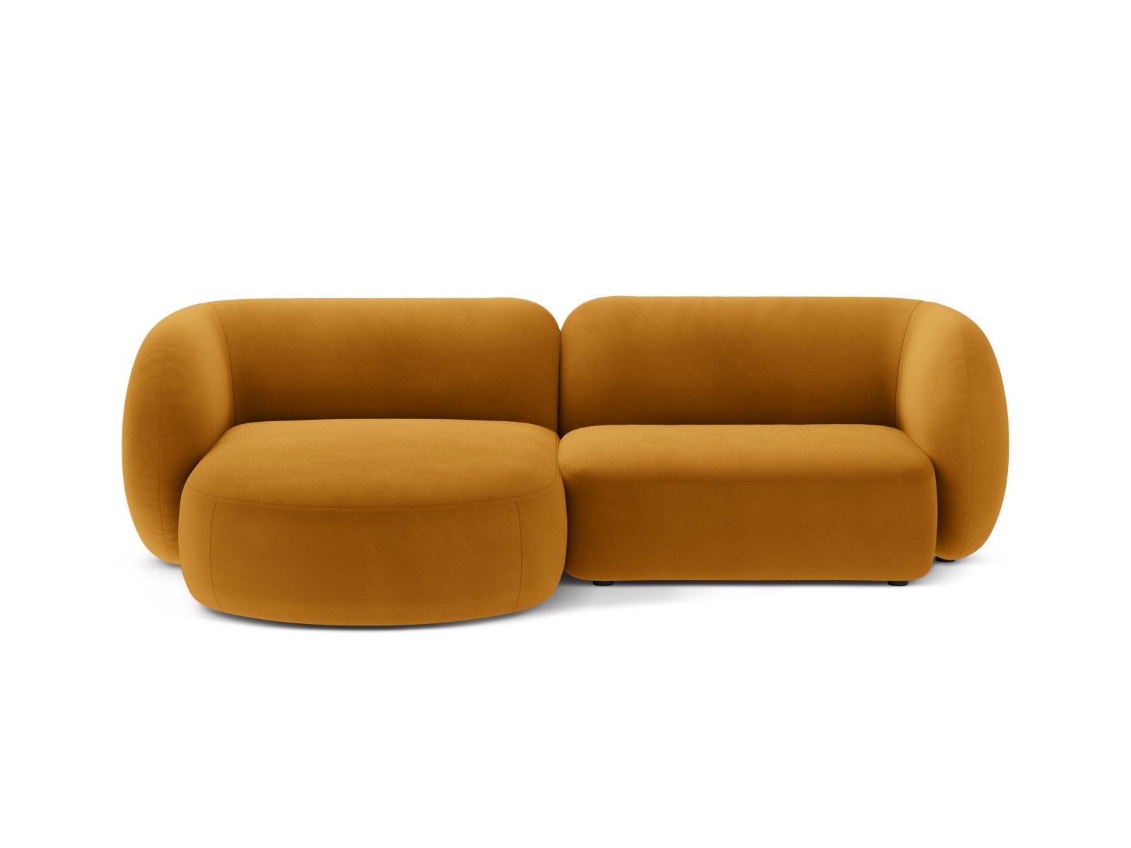 2-Sitzer Modular Ecksofa links Kate in Yellow-Salvador präsentiert im Onlineshop von KAQTU Design AG. Ecksofa links ist von Micadoni