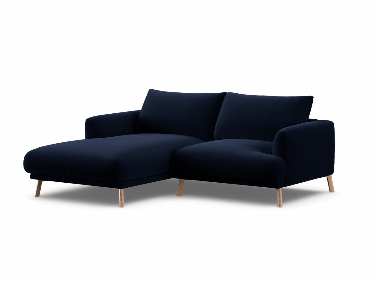3-Sitzer Ecksofa links Naomi in Royal Blue-Salvador präsentiert im Onlineshop von KAQTU Design AG. Ecksofa links ist von Micadoni