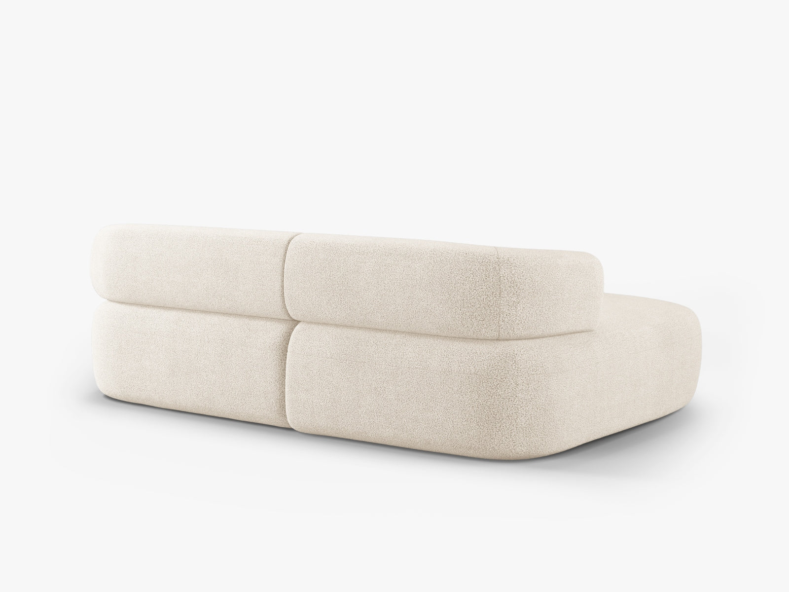 Entdecken Sie das Jenny Boucle Ecksofa links von Micadoni – ein modernes 5-Sitzer Sofa, das mit hochwertiger Boucle-Polsterung und elegantem Design überzeugt.