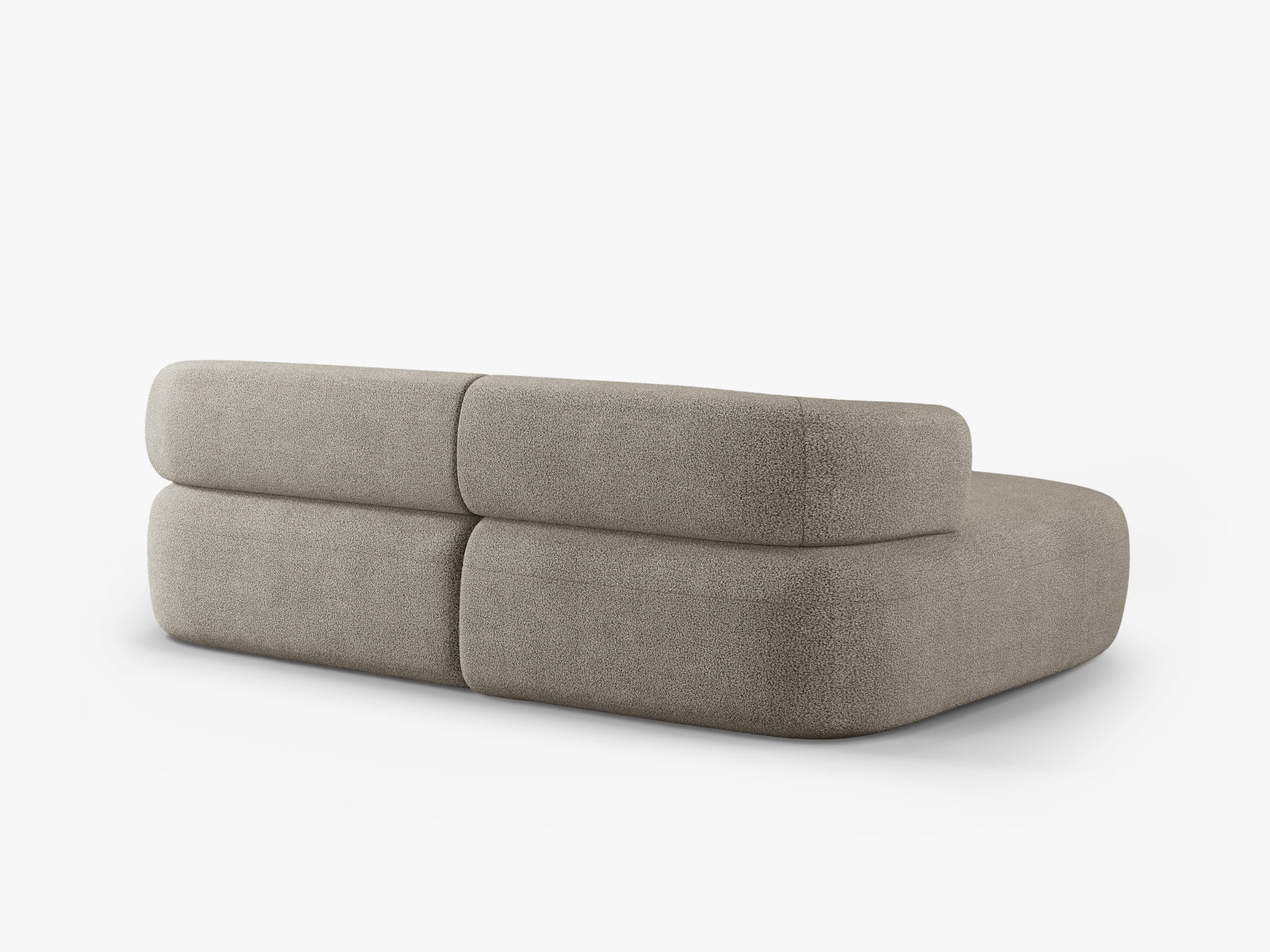 Erleben Sie das Jenny Boucle Ecksofa links von Micadoni – ein stilvolles 5-Sitzer Sofa, das Komfort und modernes Design vereint.